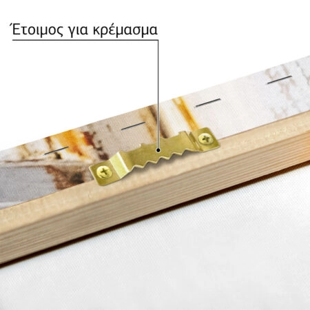 Πίνακας σε Καμβά RUSTIC FARMHOUSE CLOCK -  Sticky 4