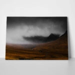 Πίνακας σε Καμβά RUSTIC FARMHOUSE CLOUDY FIELD