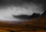 Πίνακας σε Καμβά RUSTIC FARMHOUSE CLOUDY FIELD