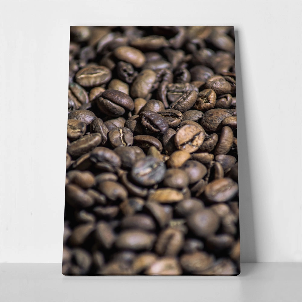 Πίνακας σε Καμβά RUSTIC FARMHOUSE COFFEE BEANS