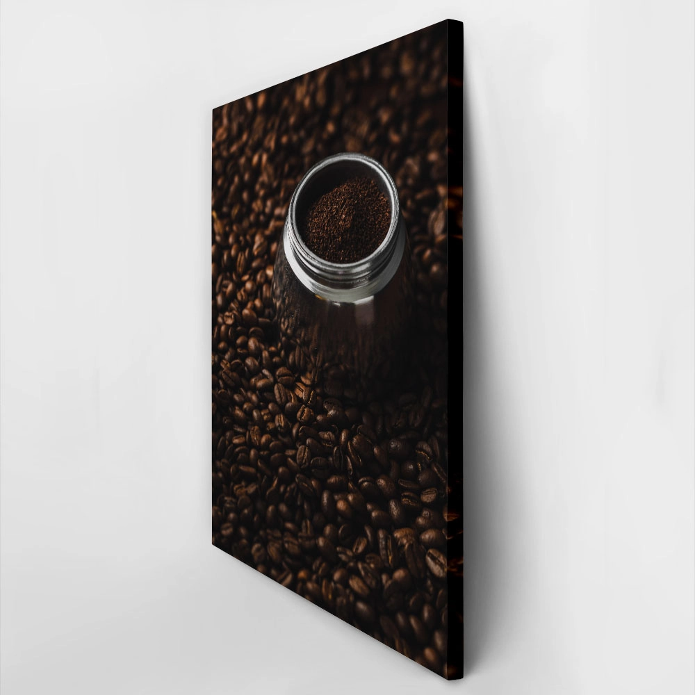 Πίνακας σε Καμβά RUSTIC FARMHOUSE COFFEE