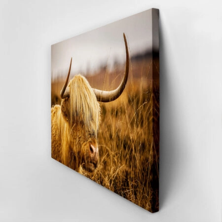 Πίνακας σε Καμβά RUSTIC FARMHOUSE COW 17 -  Sticky 2