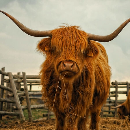 Πίνακας σε Καμβά RUSTIC FARMHOUSE COW 20 -  Sticky 5