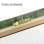 Πίνακας σε Καμβά RUSTIC FARMHOUSE COW 23