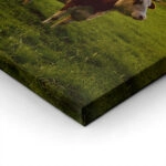 Πίνακας σε Καμβά RUSTIC FARMHOUSE COWS 10