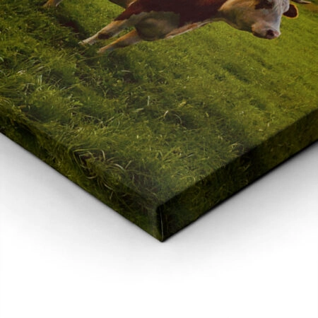 Πίνακας σε Καμβά RUSTIC FARMHOUSE COWS 10 -  Sticky 1