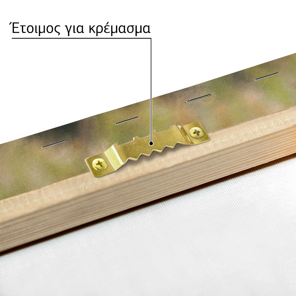 Πίνακας σε Καμβά RUSTIC FARMHOUSE COWS 13