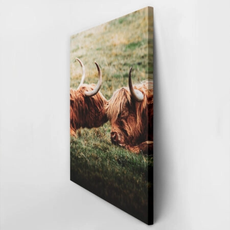 Πίνακας σε Καμβά RUSTIC FARMHOUSE COWS 3 -  Sticky 2