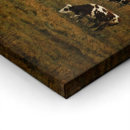 Πίνακας σε Καμβά RUSTIC FARMHOUSE COWS 8 -  Sticky 1