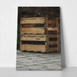Πίνακας σε Καμβά RUSTIC FARMHOUSE CRATES