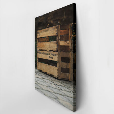 Πίνακας σε Καμβά RUSTIC FARMHOUSE CRATES -  Sticky 2