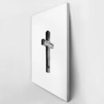 Πίνακας σε Καμβά RUSTIC FARMHOUSE CROSS