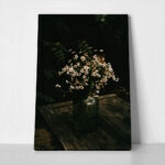 Πίνακας σε Καμβά RUSTIC FARMHOUSE DAISIES