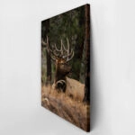 Πίνακας σε Καμβά RUSTIC FARMHOUSE DEER 2