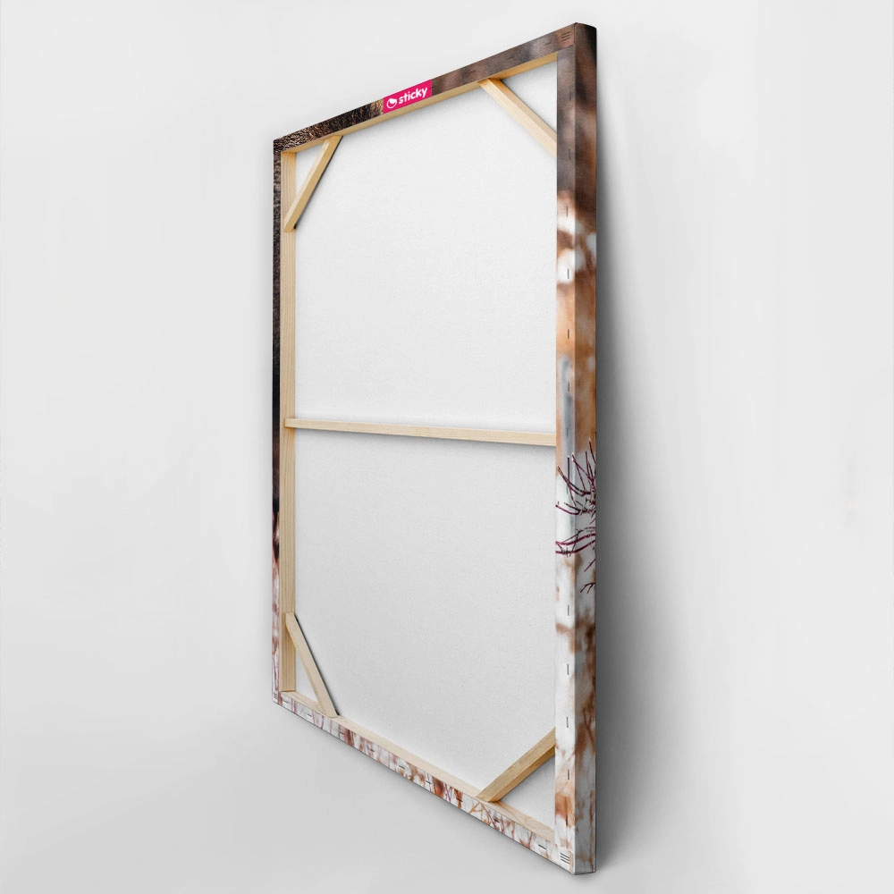 Πίνακας σε Καμβά RUSTIC FARMHOUSE DEER