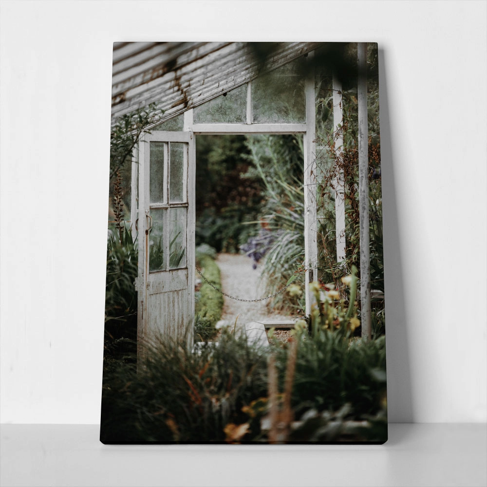 Πίνακας σε Καμβά RUSTIC FARMHOUSE DOOR 2