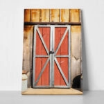 Πίνακας σε Καμβά RUSTIC FARMHOUSE DOOR 4