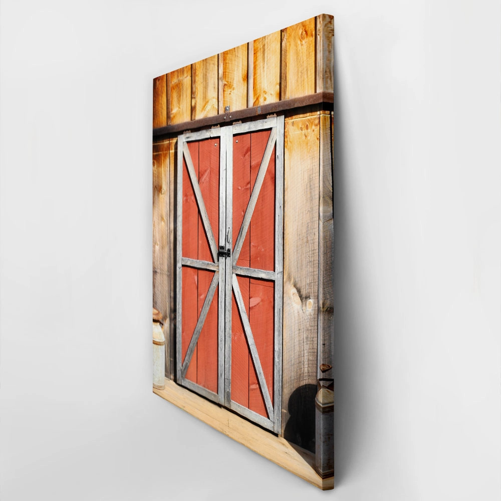 Πίνακας σε Καμβά RUSTIC FARMHOUSE DOOR 4