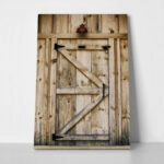 Πίνακας σε Καμβά RUSTIC FARMHOUSE DOOR 5