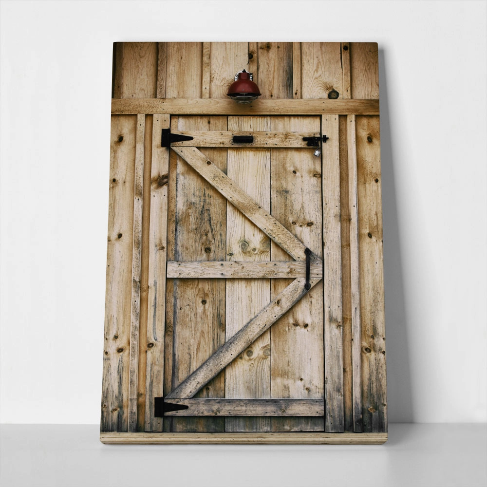 Πίνακας σε Καμβά RUSTIC FARMHOUSE DOOR 5
