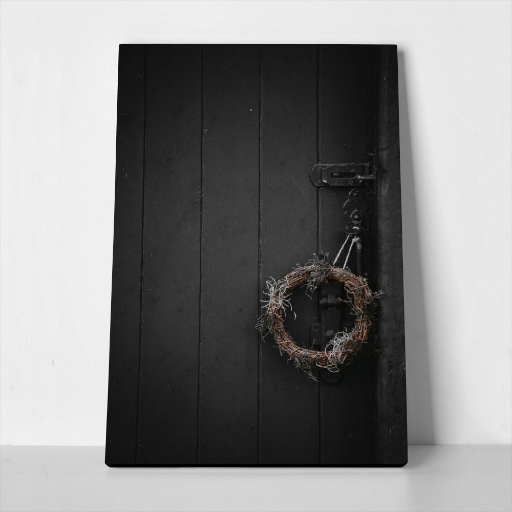 Πίνακας σε Καμβά RUSTIC FARMHOUSE DOOR
