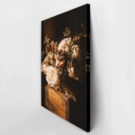 Πίνακας σε Καμβά RUSTIC FARMHOUSE DRIED FLOWERS