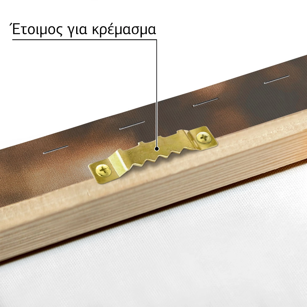 Πίνακας σε Καμβά RUSTIC FARMHOUSE DRIED LEAF