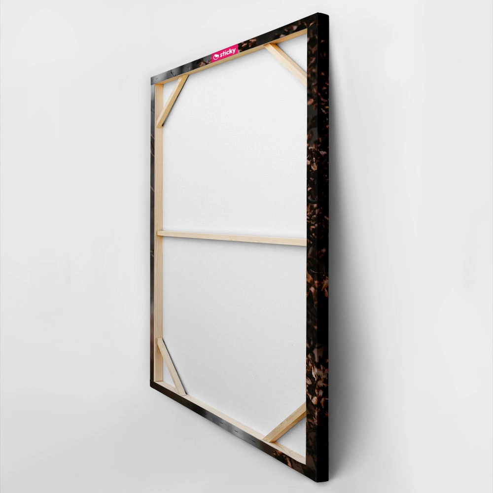 Πίνακας σε Καμβά RUSTIC FARMHOUSE DRIED LEAVES 4