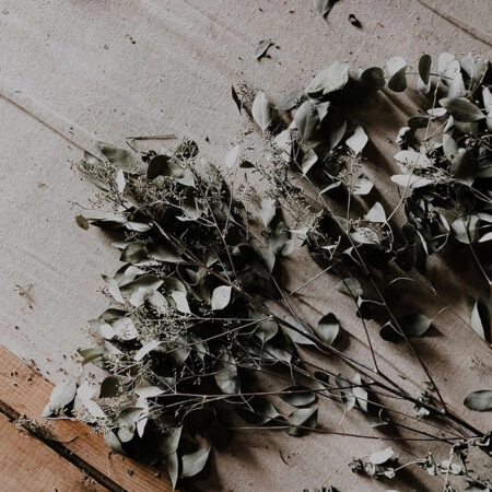 Πίνακας σε Καμβά RUSTIC FARMHOUSE DRIED LEAVES 6 -  Sticky 5