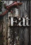 Πίνακας σε Καμβά RUSTIC FARMHOUSE EAT