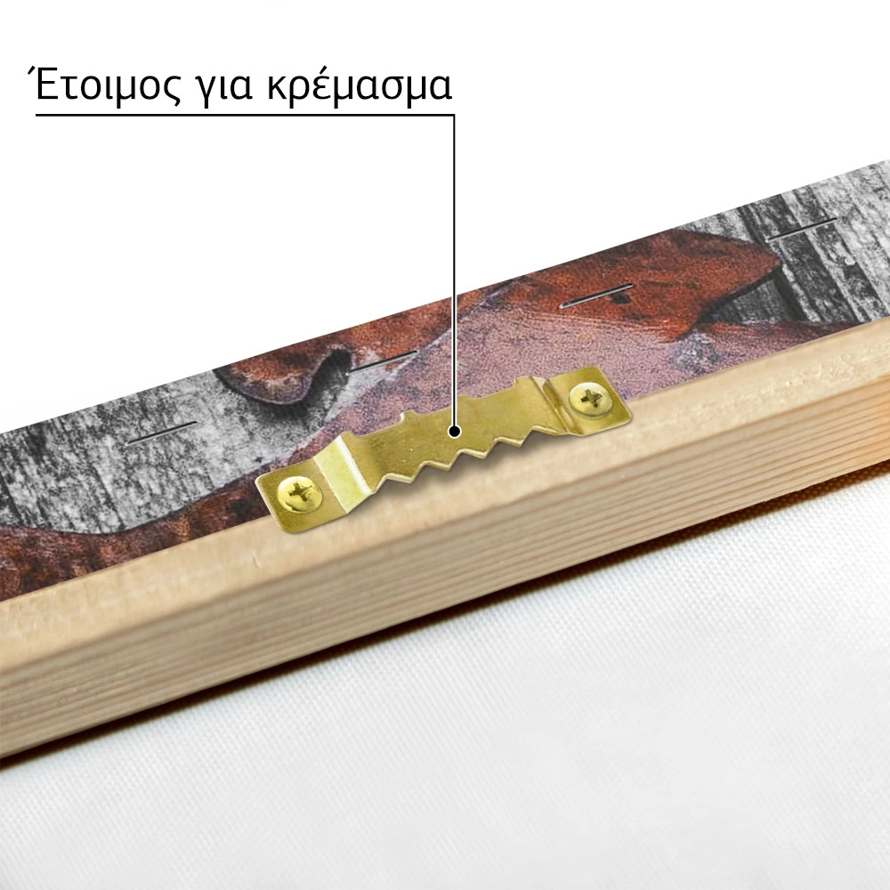 Πίνακας σε Καμβά RUSTIC FARMHOUSE EAT
