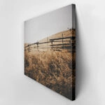 Πίνακας σε Καμβά RUSTIC FARMHOUSE FENCE 2