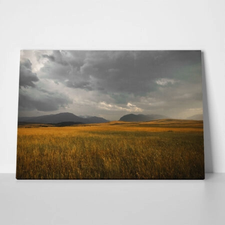 Πίνακας σε Καμβά RUSTIC FARMHOUSE FIELD 10 - 