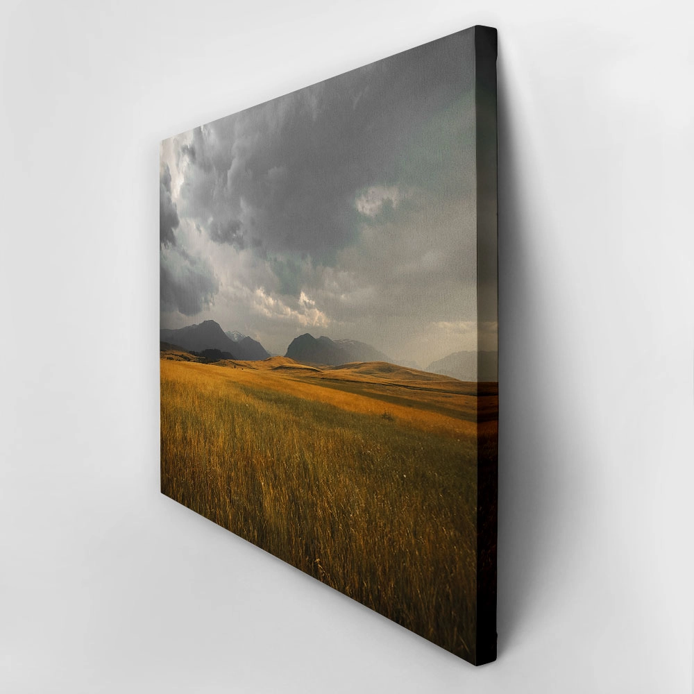 Πίνακας σε Καμβά RUSTIC FARMHOUSE FIELD 10