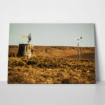 Πίνακας σε Καμβά RUSTIC FARMHOUSE FIELD 9