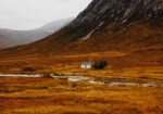Πίνακας σε Καμβά RUSTIC FARMHOUSE FIELD CABIN 3