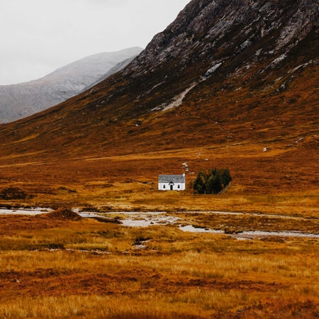 Πίνακας σε Καμβά RUSTIC FARMHOUSE FIELD CABIN 3 -  Sticky 5