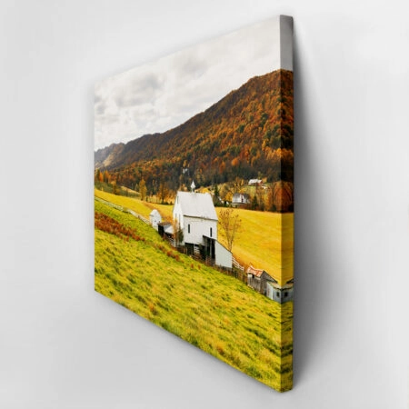 Πίνακας σε Καμβά RUSTIC FARMHOUSE FIELD CABIN 7 -  Sticky 2