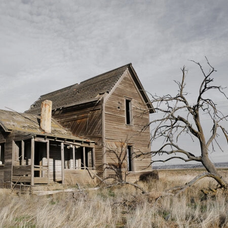 Πίνακας σε Καμβά RUSTIC FARMHOUSE FIELD CABIN 8 -  Sticky 5