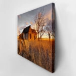 Πίνακας σε Καμβά RUSTIC FARMHOUSE FIELD CABIN 9
