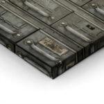 Πίνακας σε Καμβά RUSTIC FARMHOUSE FILE CABINET