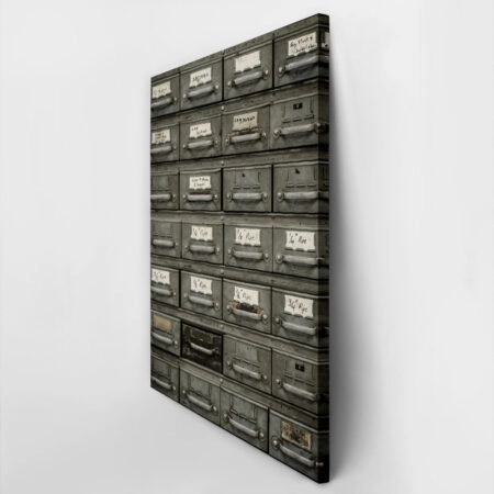 Πίνακας σε Καμβά RUSTIC FARMHOUSE FILE CABINET -  Sticky 2