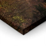 Πίνακας σε Καμβά RUSTIC FARMHOUSE FOGGY MOUNTAIN 2