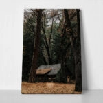Πίνακας σε Καμβά RUSTIC FARMHOUSE FOREST CABIN 3