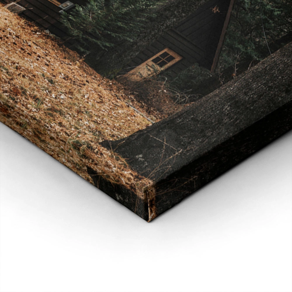 Πίνακας σε Καμβά RUSTIC FARMHOUSE FOREST CABIN 3
