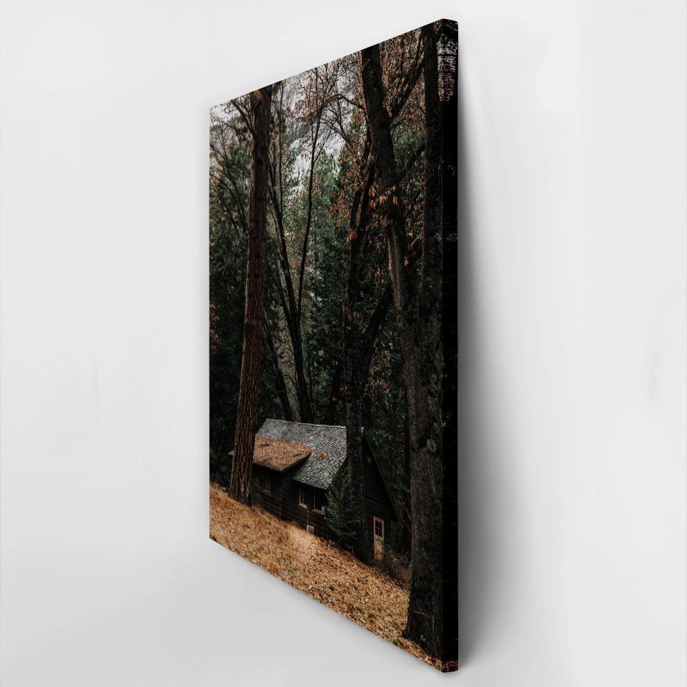Πίνακας σε Καμβά RUSTIC FARMHOUSE FOREST CABIN 3