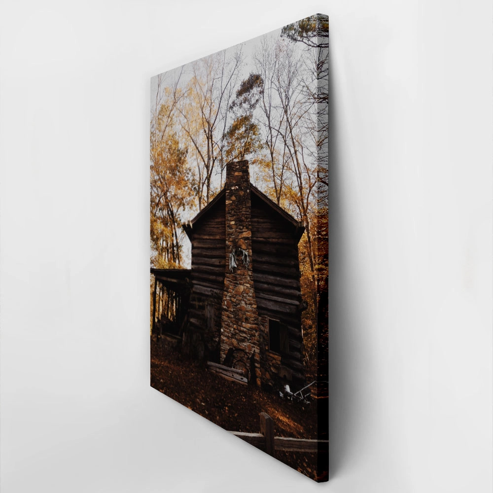 Πίνακας σε Καμβά RUSTIC FARMHOUSE FOREST CABIN 4