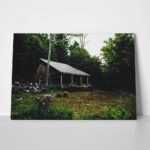 Πίνακας σε Καμβά RUSTIC FARMHOUSE FOREST CABIN 5
