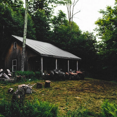Πίνακας σε Καμβά RUSTIC FARMHOUSE FOREST CABIN 5 -  Sticky 5