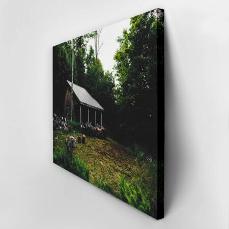 Πίνακας σε Καμβά RUSTIC FARMHOUSE FOREST CABIN 5 -  Sticky 2